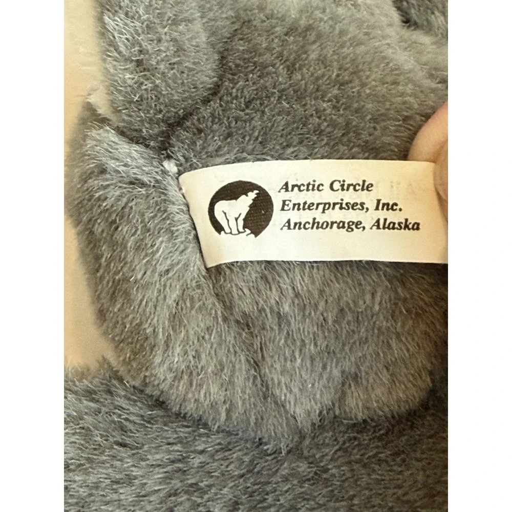 Husky Plush Children's Clothes Hangers Grey